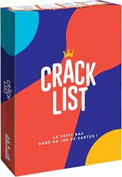 Crack List : Le petit bac dans un jeu de cartes ! / Pierre Faucon | Faucon, Pierre. Auteur